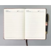 Notes organizer notatnik planer z gumką elegancki A5 w linie Peterson
