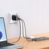 MCDODO SZYBKA ŁADOWARKA SIECIOWA ZASILACZ 3X USB-C PD USB GAN 40W KABEL 1M