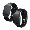 38/40/41/42 mm Black (small) - 3mk Silicone Watch Strap for Apple