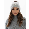 Czapka PTN elegancka stylowa do codziennego noszenia grey