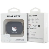Hello Kitty HKAP3DKHSK Airpods Pro coverczarny/black Silicone 3D Kitty Head