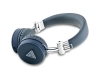 Guess słuchawki nauszne Bluetooth ENC    GUBH70PGTSPSB niebieski/blue Grained Classic Round Shape