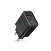 TECH-PROTECT C30W 2-PORT NETWORK CHARGER PD30W/QC3.0 BLACK