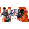 Smartwatch GIEWONT czarno pomarańczowy elegancki do noszenia