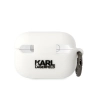 Karl Lagerfeld KLAP2RUNIKH AirPods Pro 2(2022/2023) cover biały/white Silicone Karl Head 3D