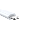 Kabel 3 w 1 Joyroom S-IW007 magnetyczna ładowarka USB-A - Lightning 1.2m - biały