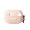 Karl Lagerfeld KLAP2RUNIKP AirPods Pro 2 (2022/2023) cover różowy/pink Silicone Karl Head 3D