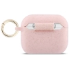 Etui Guess Silicone Glitter Ring do      AirPods Pro 3 różowy