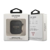 Guess GUA2SGGEK AirPods 1/2 coverczarny/black Silicone Glitter