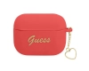 Guess GUAPLSCHSR AirPods Pro cover czerwony/red Silicone Charm Heart Collection