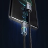 MCDODO KABEL USB-A USB-C SZYBKIE ŁADOWANIE USB TYP C 6A 100W 1M LED CZARNY