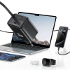 USAMS Ład. siec. 1xUSB-C ze zwijanymkablem USB-C Retractable PD+QC 30W Gan Fast Charging biały/white YC Series CC241TC02 (US-CC241)