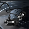 USAMS Słuchawki stereo EP-42 3,5 mmfor set 1szt. czarny/black SJ475HS01-1