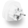 Verbatim Adapter podróżny EU/UK/USWTEU-02 biały/white 49549