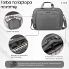 Torba na laptopa materiałowa unisex lekka do ręki na ramię