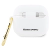 Hello Kitty HKA33DKHSH Airpods 3 coverbiały/white Silicone 3D Kitty Head