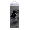 UNIQ pasek Aspen Apple Watch 44/42/45 mmSeries 1/2/3/4/5/6/7/8/9/SE/SE2 Braided DE szary/pebble grey