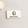Kosmetyczka damska Rovicky podróżna kuferek skórzany uchwyt