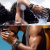 Protect Strap Band opaska z etui do Apple Watch 7 / 6 / 5 / 4 / 3 / 2 / SE (45 / 44 / 42mm) obudowa pancerny pokrowiec na zegarek biały / różowe złoto