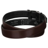 Pasek PU+skóra 35 mm PTN AB35-115-03-PUL BROWN