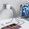 TECH-PROTECT NC240W-GAN 4-PORT NETWORK CHARGER PD 240W / QC3.0 WHITE