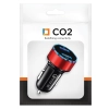 CO2 SZYBKA ŁADOWARKA SAMOCHODOWA USB QC 3.0 MIERNIK NAPIĘCIA AKUMULATORA LED