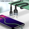 USAMS Kabel pleciony U55 2A micro USB1szt. for set U55 zielony/green 1m SJ450USBSG02 (US-SJ450)
