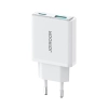 Ładowarka sieciowa Joyroom JR-TCF14 20W USB-A USB-C supercienka - biała