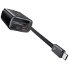 Ładowarka sieciowa USAMS Xiang Series    CC296 30W 1xUSB-C 1xUSB-A + kabel USB-C czarny