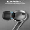 Nakładki Tech-Protect Ear Tips do słuchawek Samsung Galaxy Buds 3 Pro w rozmiarach S / M / L - czarne (3 szt.)