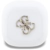 Słuchawki TWS Guess 4G Metal Logo biały