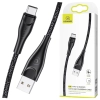 USAMS Kabel pleciony U41 USB-C 1m2A czarny/black SJ392USB01 (US-SJ392) Fast Charge