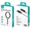 Smycz do telefonu z kablem do ładowania  Usams SJ746 30W USB-C do Lightning 1.2m zielony
