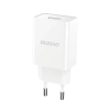Ładowarka sieciowa Dudao A4EU USB-A 2.1A - biała + kabel USB-A - Lightning