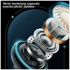 USAMS Słuchawki Bluetooth 5.3 TWS ENCXJ13 series Gaming Earbuds bezprzewodowe czarny/black BHUXJ01 (US-XJ13)