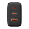 Ładowarka sieciowa Baseus OS-Cube Pro 2xUSB-C + USB, 65W (czarna)