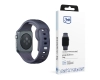 42/44/45/46/49 mm Gray (big) - 3mk Silicone Watch Strap for Apple