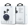Słuchawki Bluetooth TWS BMW Leather      Metal Logo ENC granatowy