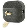 Guess GUAP2GLGSHA AirPods Pro 2 (2022/2023) cover zielony/kaki Glitter Flake 4G Charm