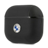 BMW BMA3SSLBK AirPods 3 coverczarny/black Geniune Leather Silver Logo