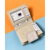 Portfel damski pionowy na bigiel brokatowy mały rozbudowany Lorenti