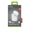 Stacja ładująca SBS 2w1 bezprzewodowa magnetyczna - biała