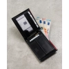 Klasyczny skórzany portfel z systemem RFID Protect — Rovicky