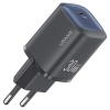 USAMS Ład. siec. CC251 30W GaN USB-CFast Charging HC Series czarny/black CC251TC01