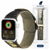 Dux Ducis Strap (Outdoor Version) pasek Apple Watch Ultra, SE, 9, 8, 7, 6, 5, 4, 3, 2, 1 (49, 45, 44, 42 mm) nylonowa opaska bransoleta czarno-zielony