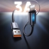 MCDODO ŁADOWARKA KABEL USB LIGHTNING SZYBKIEGO ŁADOWANIA DO IPHONE 1M LED