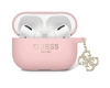 Guess GUAP2LECG4P AirPods Pro 2 (2022/2023) cover różowy/pink Liquid Silicone Glitter Triangle Charm