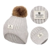Czapka PTN elegancka stylowa do codziennego noszenia grey