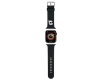Karl Lagerfeld Pasek KLAWLSLKNK Apple Watch 42/44/45/49mm czarny/black strap 3D Rubber Karl Head