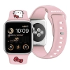 Hello Kitty Pasek HKAWLSCHBLP AppleWatch 42/44/45/49mm różowy/pink strap Silicone Kitty Head